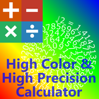 High Color and High precision calculator-icoon