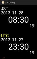 JST UTC 表示時計 screenshot 1