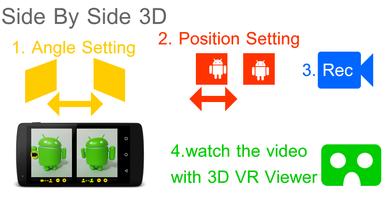 Side by side 3D Recorder Plakat