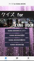 クイズ for KANA-BOON カナブーン Affiche