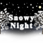 Snowy Night Live Wallpaper آئیکن