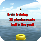 Brain training 3D physics puzzle ball in the goal! иконка