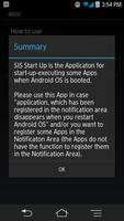 SIS Start Up (Notification) capture d'écran 3