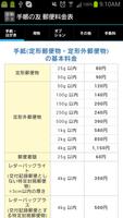 追加リフィル:　郵便料金表 ポスター