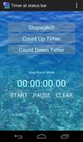 پوستر Timer at status bar