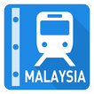 Malaisie Train Carte - KL/KTM