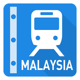 Malaysia Rail Map ไอคอน