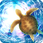 Aquarium Sea Turtle simulation Zeichen