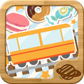 Drag & connect ! Train puzzle