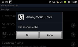 非通知発信 AnonymousDialer スクリーンショット 2