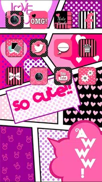 icon wallpaper dressup?CocoPPa poster