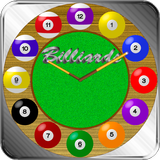 ビリヤード(billiards) 時計ウィジェット