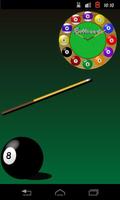 ビリヤード(billiards) 時計ウィジェット Affiche