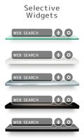 Web search widget “SHELF” screenshot 1