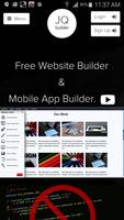 Website Builder & Mobile App Affiche