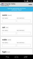 Irregular Verbs screenshot 1