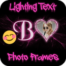 Lighting Text Photo Frame APK