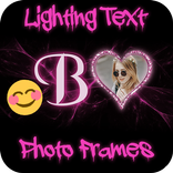 Lighting Text Photo Frame