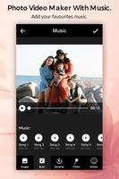 Photo Video Maker With Music capture d'écran 1