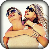 Cartoon photo  filter effect أيقونة