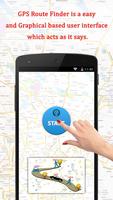 GPS Route Navigation Tracker постер