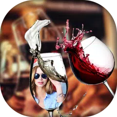 Wine Glass Photo Frame APK download