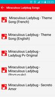 All songs Miraculous Ladybug capture d'écran 1