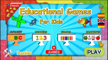 Educational Puzzles for kids Affiche