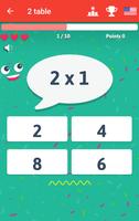 Multiplication Tables - Free Math Game poster