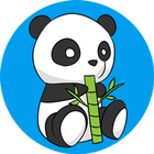 Jumping on bamboo icon