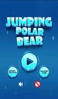 Jumping Polar Bear Affiche