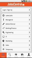 JobsCentral Job Search Cartaz