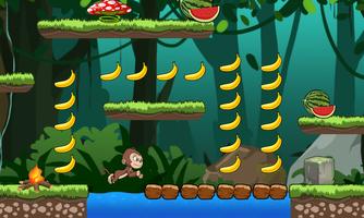 Banana island - Banana monkey run - monkey world スクリーンショット 3