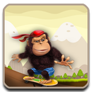 jungle monkey run super hero APK