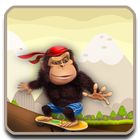 jungle monkey run super hero 图标