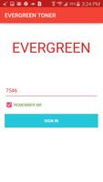 Evergreen Toner Order App ポスター