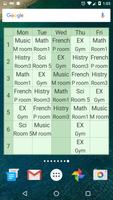 Time Table poster