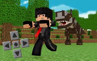 Jurassic Pocket Mod Minecraft постер