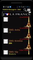 FRANCE Messagerie - SMS! पोस्टर