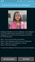 Justice for Zainab Live Wallpaper poster