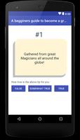 Beginner magician Tips from gr تصوير الشاشة 1