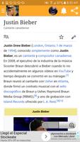 Justin Bieber chat syot layar 3