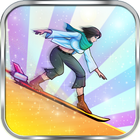 Justin Adventure Skiing Stunt-icoon