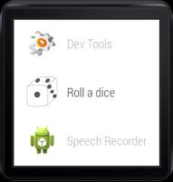 Roll a dice(Android wear) Affiche