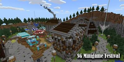 Map SG Minigame Festival Minecraft poster