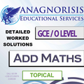 CIE O Level ADD MATHS
