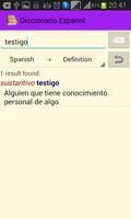 Diccionario Español captura de pantalla 3