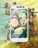 hd totoro Wallpaper Affiche