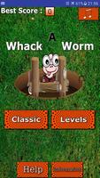 Sneaky worm - Whack a Worm الملصق