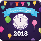 Golden New Year SMS 2018 icône